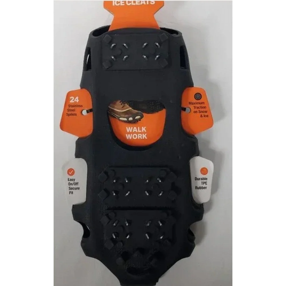 Olympia ROBUST XJ7 Ice Cleats: X-Large 11-14 Portable‎ Snow & Ice Shoe Grips,